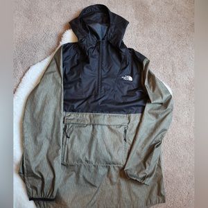The North Face Printed Fanorak Pullover - Olive